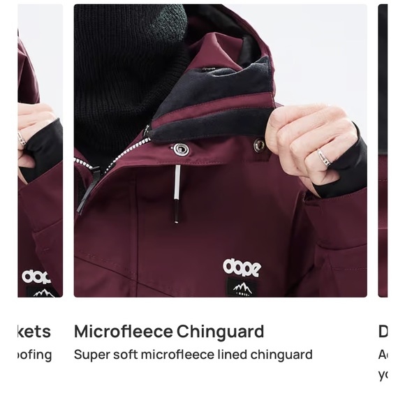 Dope Jacket - Adept - Burgundy - Men’s 2XL - Picture 15 of 16